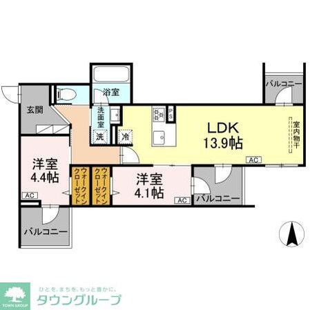 セレスティア中野上高田の物件間取画像